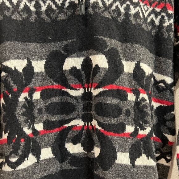 Frost Lamb Wool Size Small Winter Hoodie stripped sweater sweatshirt grandpacore - Picture 5 of 7